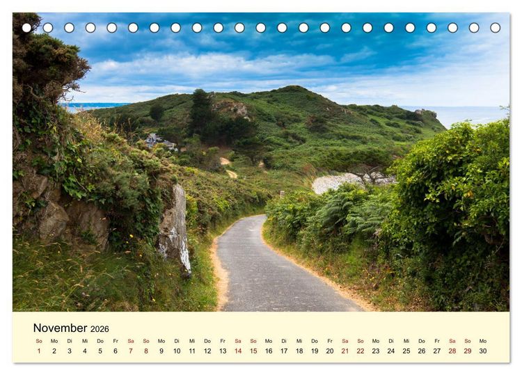 Produktbild: Einzigartige C&ocirc;te Granit Rose (Tischkalender 2026 DIN A5 quer), CALVENDO Monatskalender