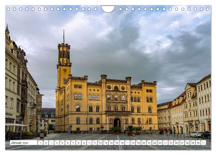 Produktbild: Die deutschen Bundesl&auml;nder - Sachsen (Wandkalender 2026 DIN A4 quer), CALVENDO Monatskalender
