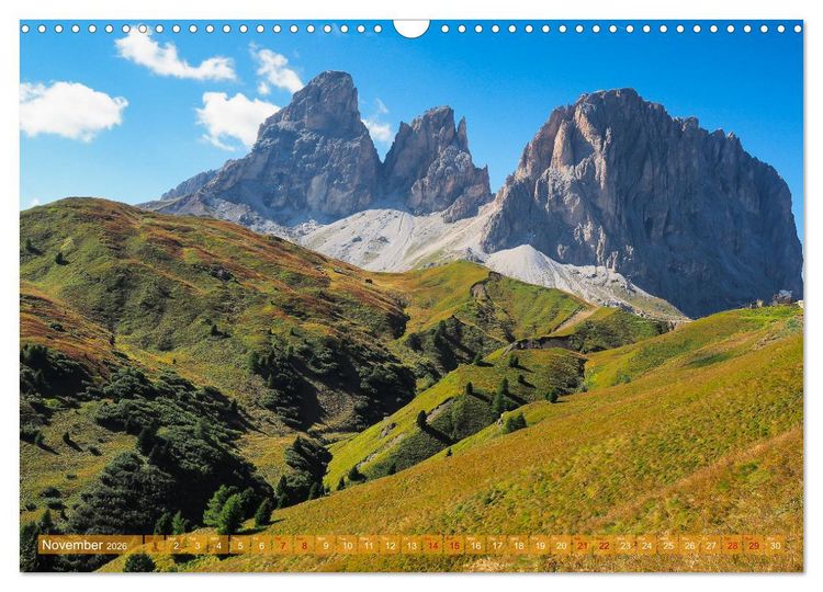 Produktbild: Fascinating Dolomite Alps (Wall Calendar 2026 DIN A3 landscape), CALVENDO 12 Month Wall Calendar