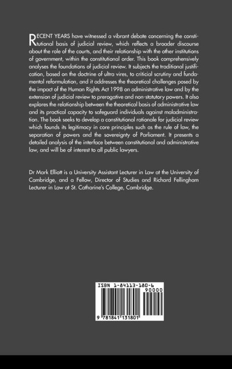 Produktbild: Constitutional Foundations of Judicial Review