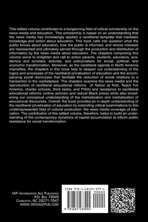 Produktbild: News Media and the Neoliberal Privatization of Education