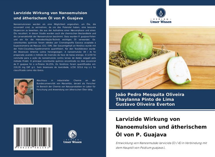 Produktbild: Larvizide Wirkung von Nanoemulsion und &auml;therischem &Ouml;l von P. Guajava
