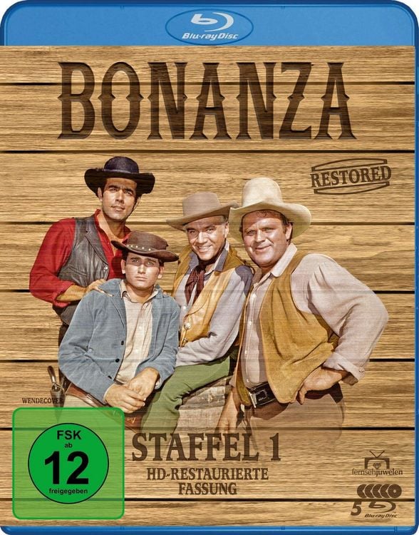 Produktbild: Bonanza Restored - Staffel 1: Alle 32 Folgen erstmals in HD (Paramount Restoration) [5 BRs]
