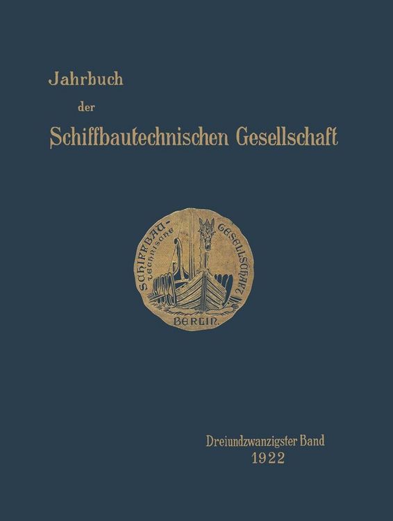 Produktbild: Jahrbuch der Schiffbautechnischen Gesellschaft