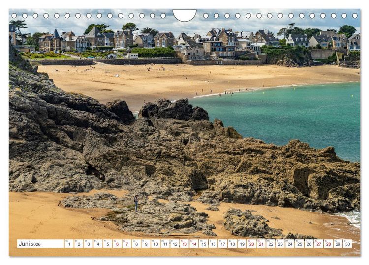 Produktbild: Bretagne - Saint Malo (Wandkalender 2026 DIN A4 quer), CALVENDO Monatskalender
