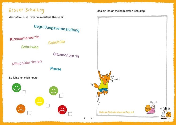 Produktbild: Schlau für die Schule: Hurra! Dein erster Schultag (Mädchen)