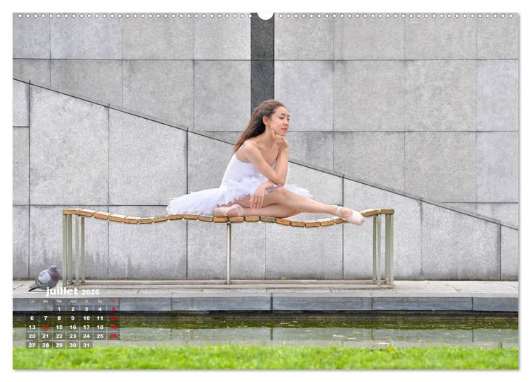 Produktbild: Des danseurs dans la ville 5 L'Oeil et le Mouvement (Calendrier mural 2026 DIN A2 vertical) calendrier de bureau