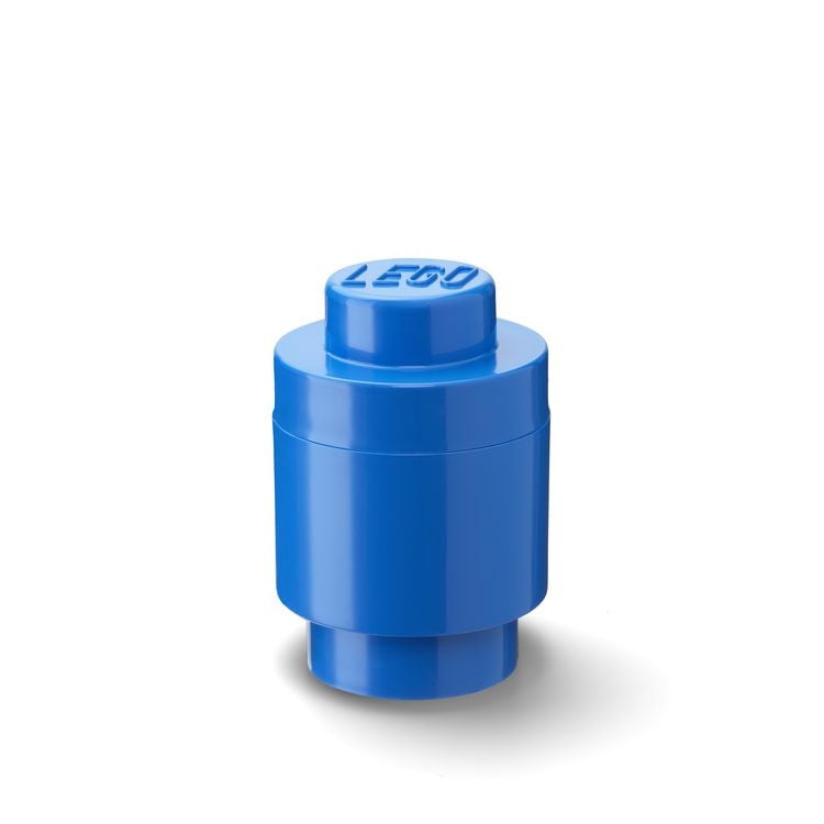 Bild vom Artikel LEGO® Aufbewahrungsstein 1 Noppe rund Blau vom Autor 