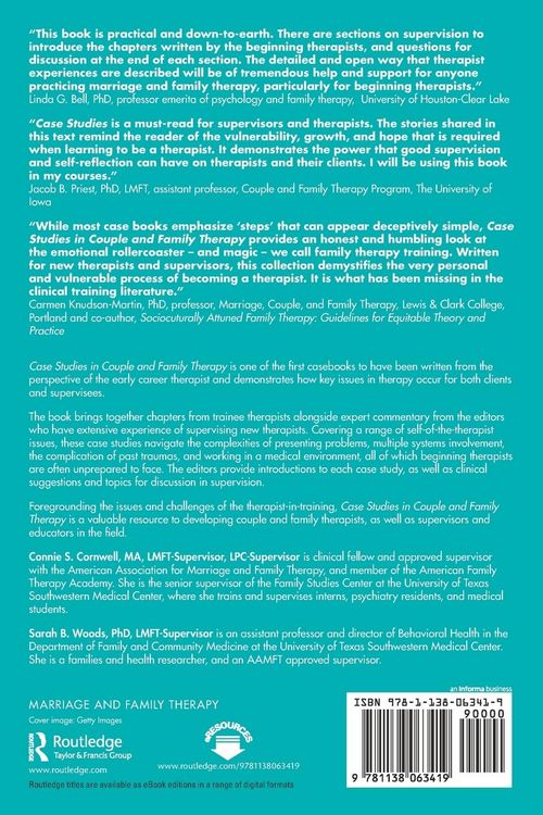 Produktbild: Case Studies in Couple and Family Therapy