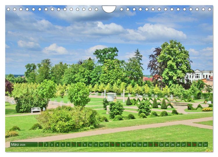 Produktbild: Schlossgarten Neustrelitz (Wandkalender 2026 DIN A4 quer), CALVENDO Monatskalender