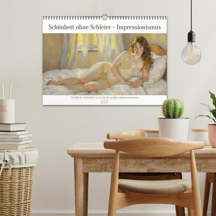 Produktbild: Sch&ouml;nheit ohne Schleier - Impressionismus (Wandkalender 2027 DIN A3 quer), CALVENDO Monatskalender
