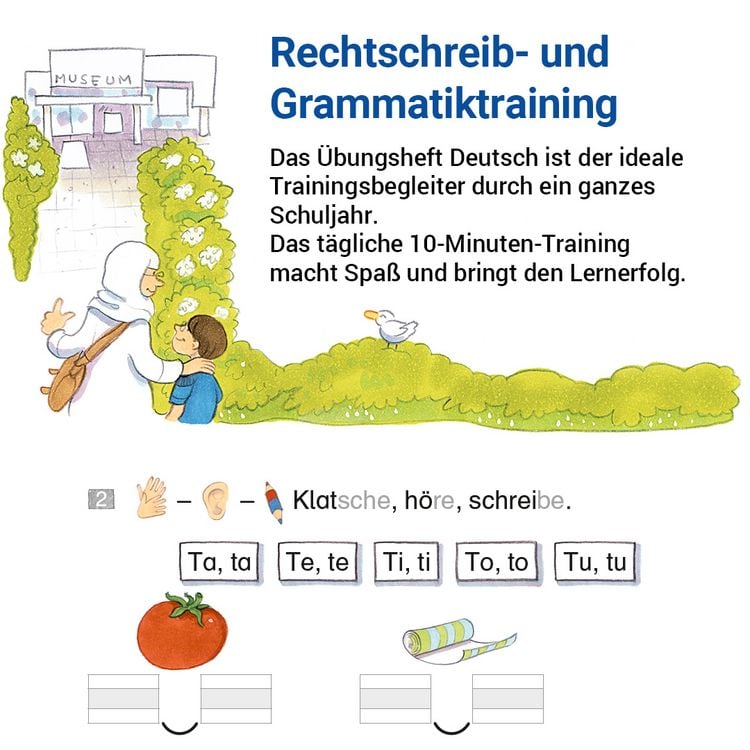 Produktbild: Das &Uuml;bungsheft Deutsch 1