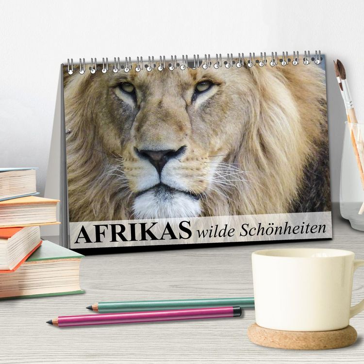 Produktbild: Afrikas wilde Sch&ouml;nheiten (Tischkalender 2026 DIN A5 quer), CALVENDO Monatskalender