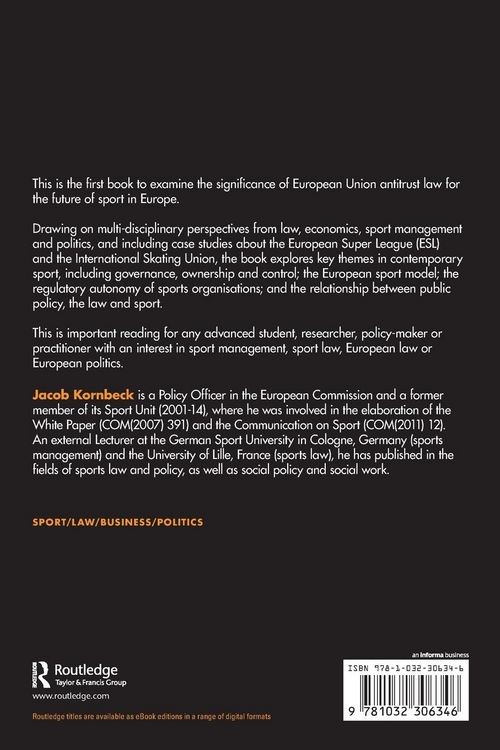 Produktbild: EU Antitrust Law and Sport Governance