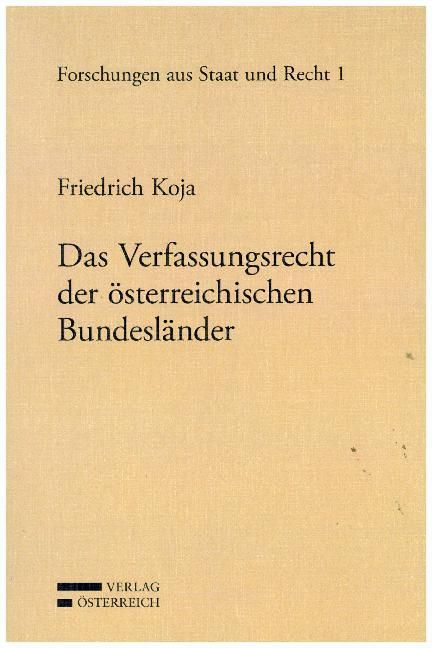 Produktbild: Das Verfassungsrecht der &ouml;sterreichischen Bundesl&auml;nder