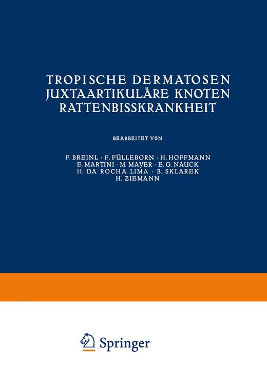 Produktbild: Tropische Dermatosen; juxtaartikul&auml;re Knoten; Rattenbi&szlig;krankheit