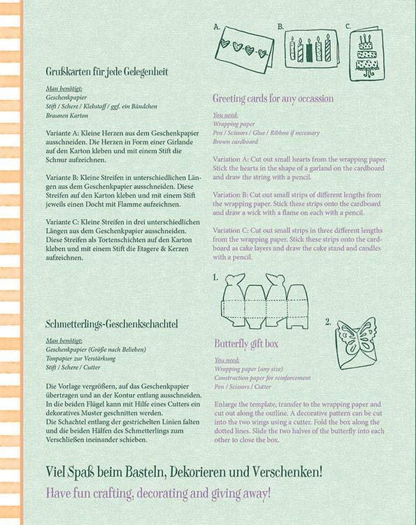Produktbild: Geschenkpapier-Buch: Sch&ouml;ner Schenken - GartenLiebe (Bastin)