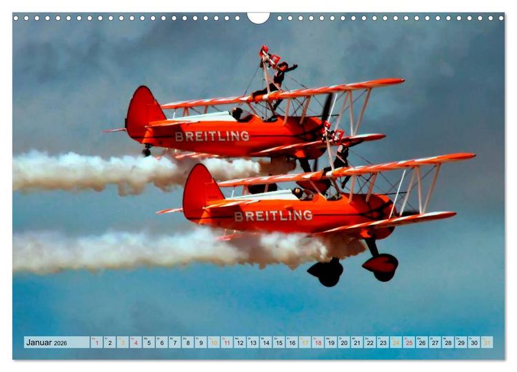 Produktbild: Flugschau - frei sein (Wandkalender 2026 DIN A3 quer), CALVENDO Monatskalender