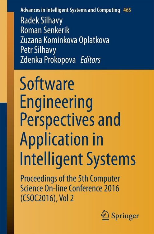 Produktbild: Software Engineering Perspectives and Application in Intelligent Systems