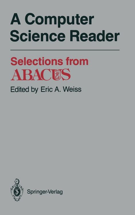 Produktbild: A Computer Science Reader