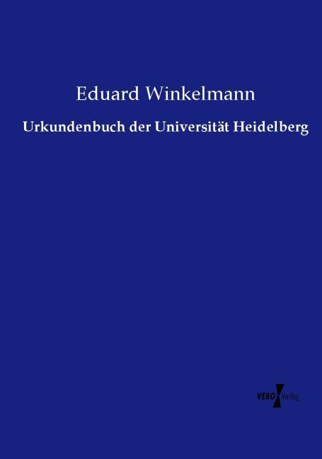 Produktbild: Urkundenbuch der Universit&auml;t Heidelberg