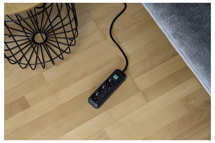 Produktbild: Brennenstuhl 1152300015 Steckdosenleiste mit Schalter 3fach Schwarz Schutzkontakt 1 St.
