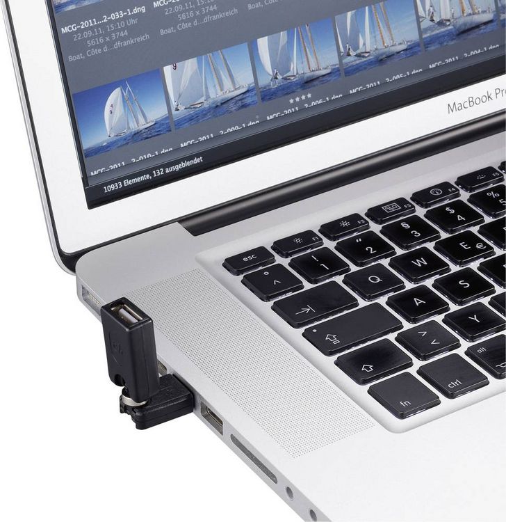 Produktbild: Renkforce USB 2.0 Adapter [1x USB 2.0 Stecker A - 1x USB 2.0 Buchse A] vergoldete Steckkontakte