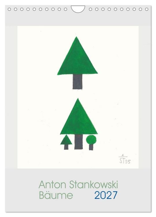 Produktbild: Anton Stankowski. B&auml;ume (Wandkalender 2027 DIN A4 hoch), CALVENDO Monatskalender