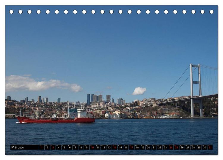 Produktbild: Istanbul - Konstantinopel - Byzanz (Tischkalender 2026 DIN A5 quer), CALVENDO Monatskalender
