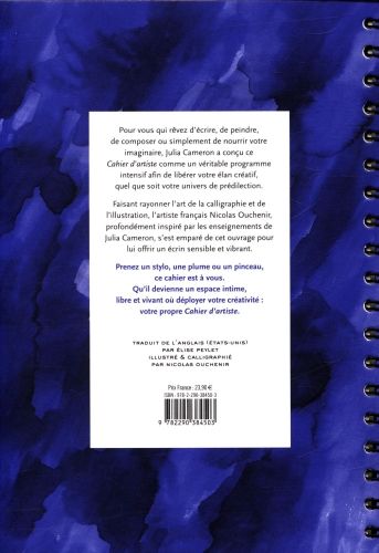 Produktbild: Cahier d'artiste pour lib&eacute;rer sa cr&eacute;ativit&eacute;
