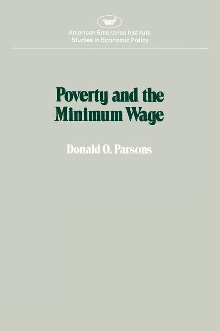Produktbild: Poverty and the Minimum Wage