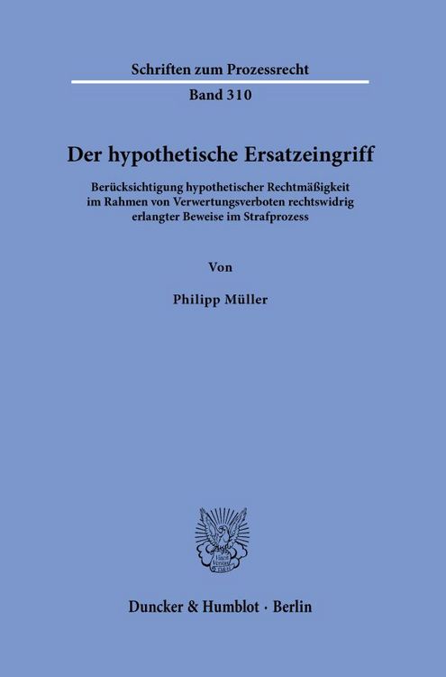 Produktbild: Der hypothetische Ersatzeingriff