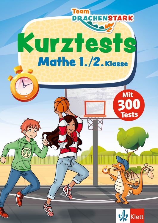 Produktbild: Klett Team Drachenstark: Kurztests Mathe 1./2. Klasse