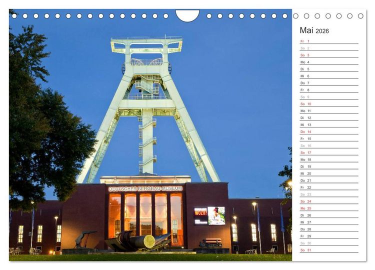 Produktbild: Auf der Route der Industriekultur (Wandkalender 2026 DIN A4 quer), CALVENDO Monatskalender