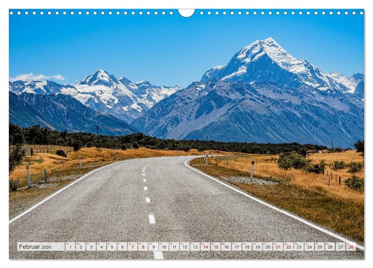 Produktbild: Neuseeland - Am Ende der Welt (Wandkalender 2026 DIN A3 quer), CALVENDO Monatskalender