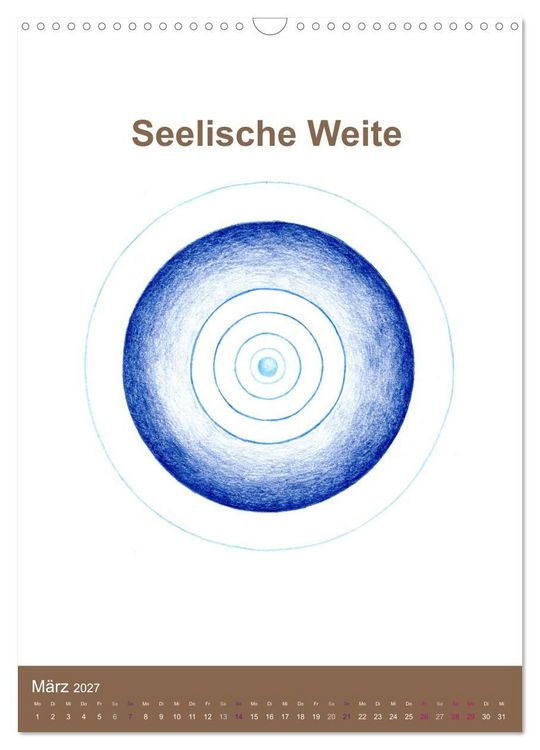 Produktbild: Delfinheilsymbole (Wandkalender 2027 DIN A3 hoch), CALVENDO Monatskalender