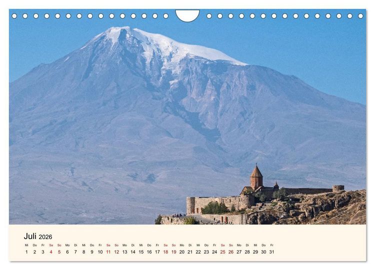 Produktbild: Der Kaukasus - Entdeckungen zwischen Asien und Europa (Wandkalender 2026 DIN A4 quer), CALVENDO Monatskalender