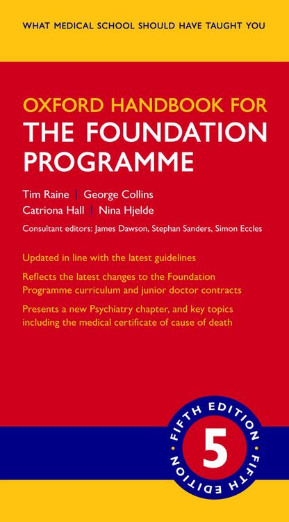 Produktbild: Oxford Handbook for the Foundation Programme