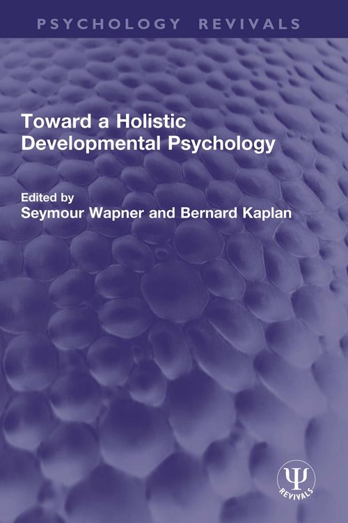 Produktbild: Toward a Holistic Developmental Psychology