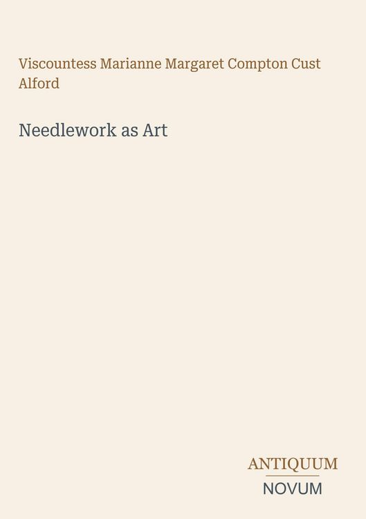 Produktbild: Needlework as Art