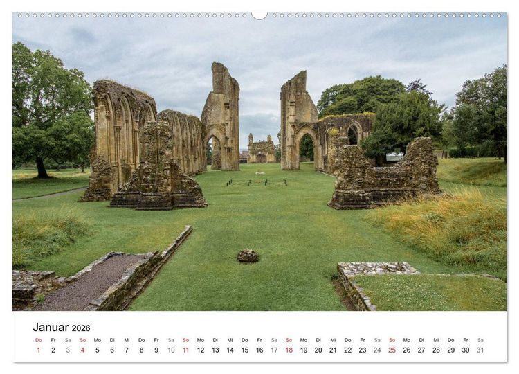 Produktbild: Foto-Momente S&uuml;d-England - Magische Orte (hochwertiger Premium Wandkalender 2026 DIN A2 quer), Kunstdruck in Hochglanz