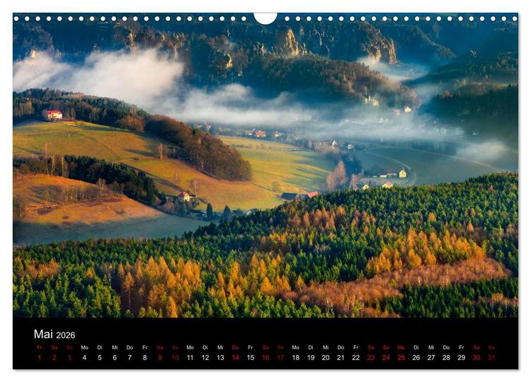 Produktbild: Dresden und Umland (Wandkalender 2026 DIN A3 quer), CALVENDO Monatskalender
