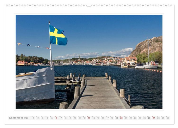 Produktbild: Bohusl&auml;n Fj&auml;llbacka - Hamburgsund - Grebbestad 2026 (Wandkalender 2026 DIN A2 quer), CALVENDO Monatskalender