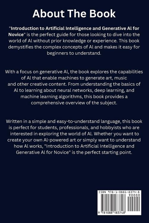 Produktbild: Introduction to Artificial Intelligence and Generative AI for Novice