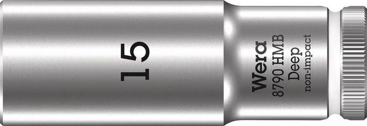 Produktbild: Wera 05004537001 Steckschl&uuml;sseleinsatz 15mm 1 St&uuml;ck 3/8"