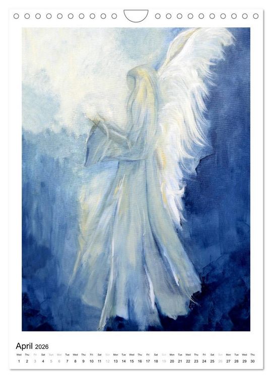 Produktbild: Angel paintings (Wall Calendar 2026 DIN A4 portrait), CALVENDO 12 Month Wall Calendar