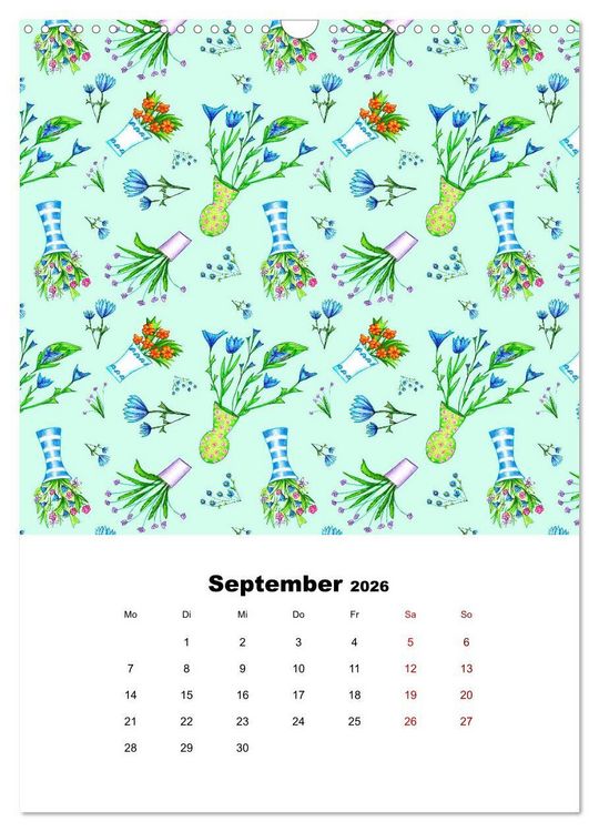 Produktbild: MUSTERMACKE (Wandkalender 2026 DIN A3 hoch), CALVENDO Monatskalender