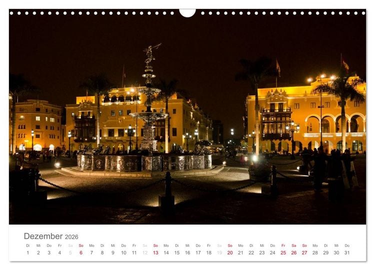 Produktbild: Peru - Perle der Anden (Wandkalender 2026 DIN A3 quer), CALVENDO Monatskalender