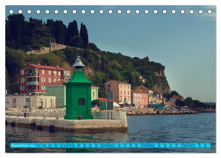 Produktbild: Piran - Slowenische Perle an der Adriak&uuml;ste (Tischkalender 2026 DIN A5 quer), CALVENDO Monatskalender