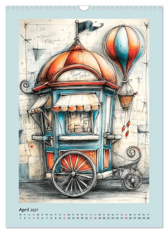 Produktbild: Kleine Wunder. Fantasie zwischen Zeit, Herz und Poesie (Wandkalender 2027 DIN A3 hoch), CALVENDO Monatskalender